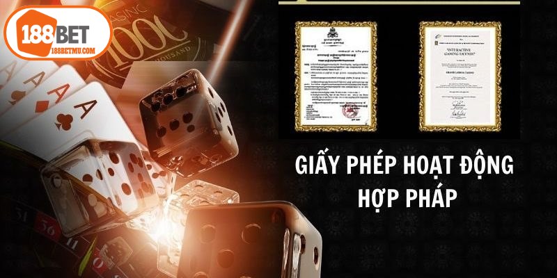 Giấy phép hoạt động của 188BET phản ánh vị thế vững chắc